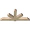 Ekena Millwork Kennewick Rough Sawn Timber Gable Bracket, Douglas Fir, 72"W x 33"H x 6"D x 6"F, 11/12 Pitch GBW072X33X0606KEN00RDF - alternate 4